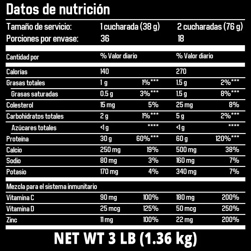 Body Fortress Super Advanced Isolate Protein 3 lb