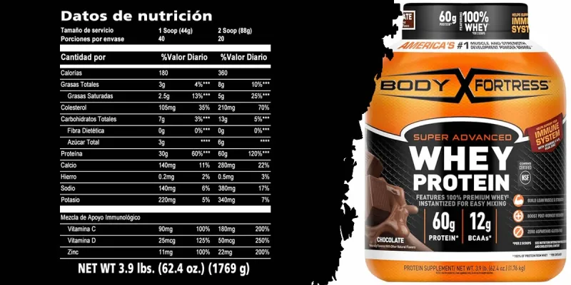 Body Fortress Whey Protein 3.9 lb