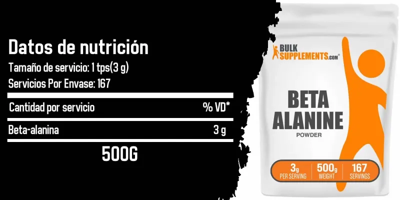 Bulk Supplements Beta alanina