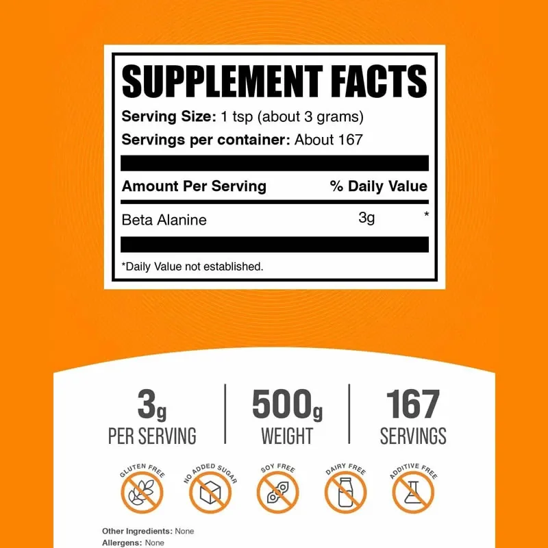 Bulk Supplements Beta alanina