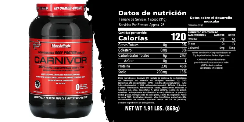 Carnivor Beef Protein Isolate 2 lb