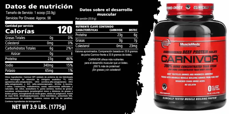 Carnivor Beef Protein Isolate 4 lb