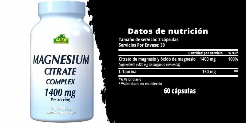 Alfa Citrato de Magnesio
