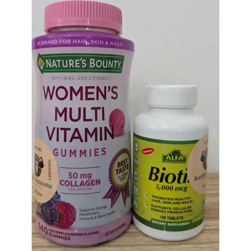 COMBO MULTIVITAMINICO MUJER + BIOTIN