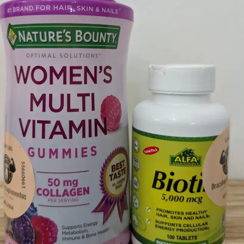 COMBO MULTIVITAMINICO MUJER + BIOTIN