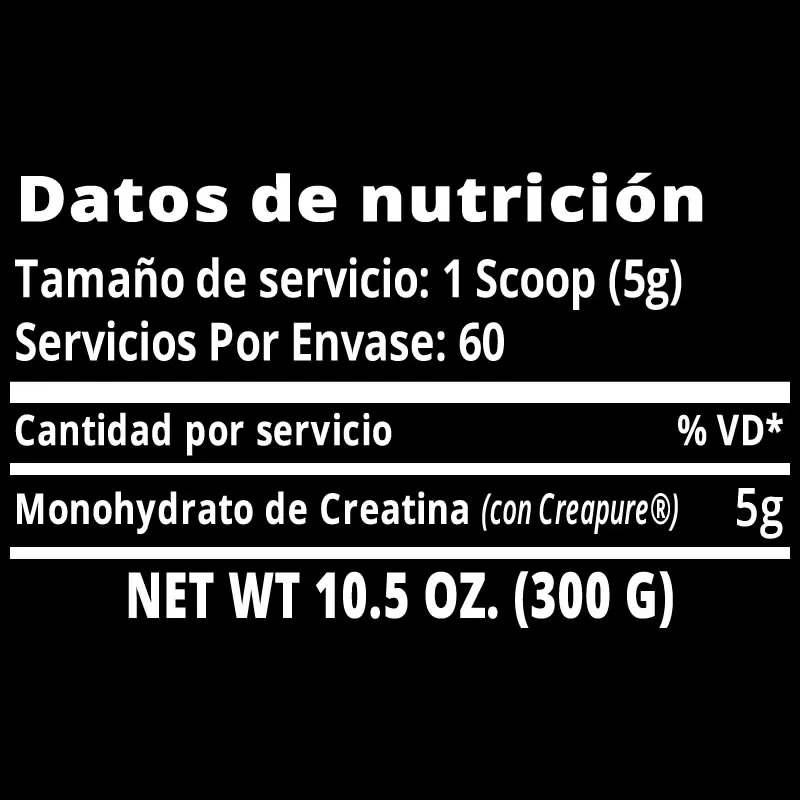 Dymatize Monohidrato de creatina con Creapure®, 100% en polvo, 60 porciones (10.58 oz), creatina para mujeres y hombres