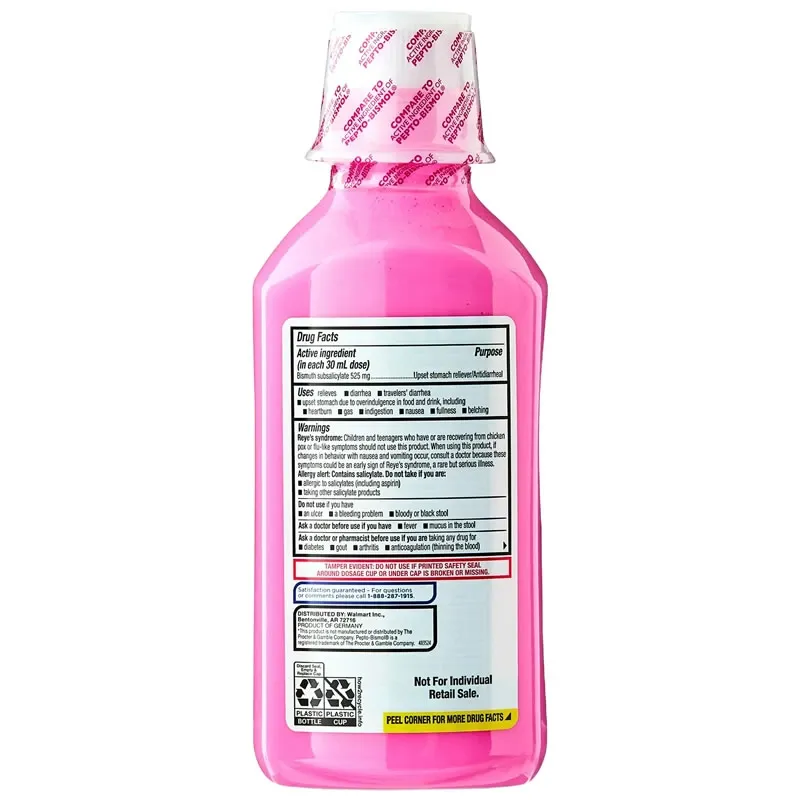 Equate para Aliviar el Malestar Estomacal 16 fl oz(Pepto Bismol)