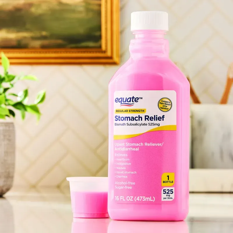 Equate para Aliviar el Malestar Estomacal 16 fl oz(Pepto Bismol)