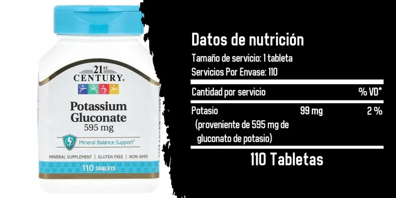 21st Century, Gluconato de potasio