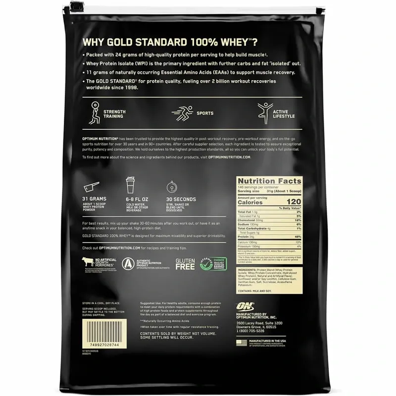 Gold Standard 100% Whey Protein 10 lb