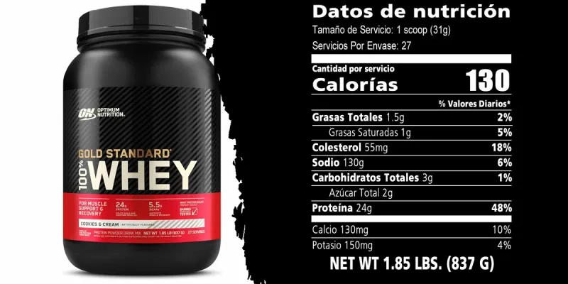 Gold Standard 100% Whey Protein 2 lb