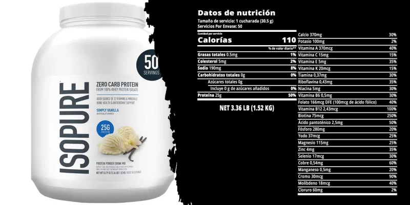 ISOPURE® Aislado de proteína de suero