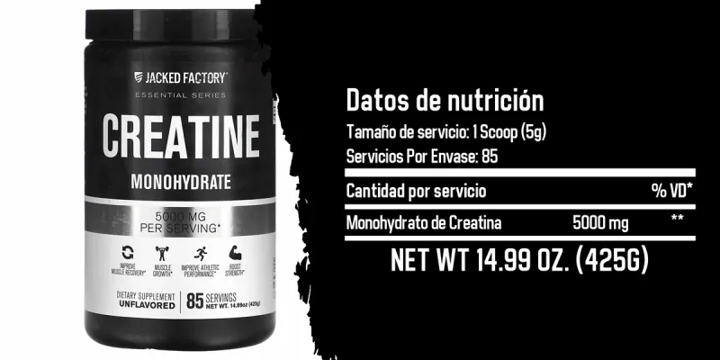 Jacked Factory Monohidrato de creatina