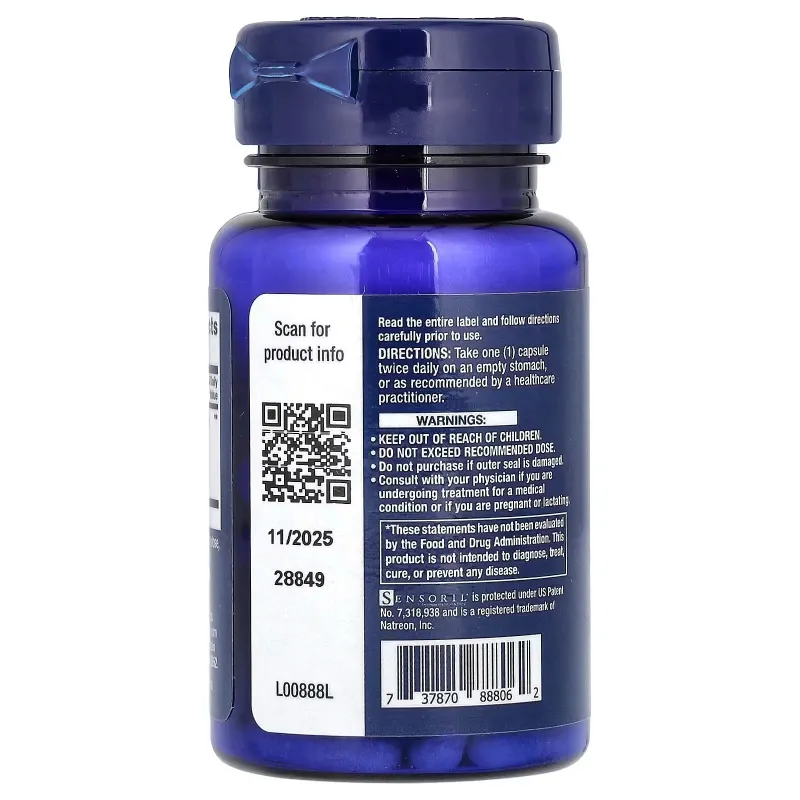 Life Extension, Ginseng indio optimizado, 125 mg, 60 cápsulas vegetales 