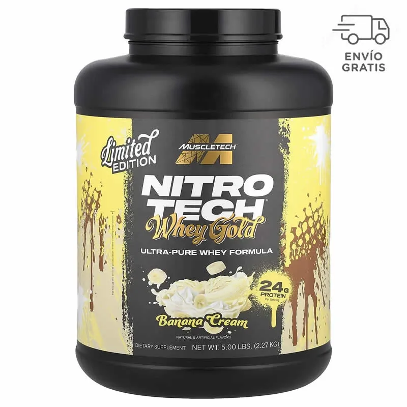 LTD. Nitrotech Whey Gold 5 lb ULTRA-PURA WHEY FORMULA