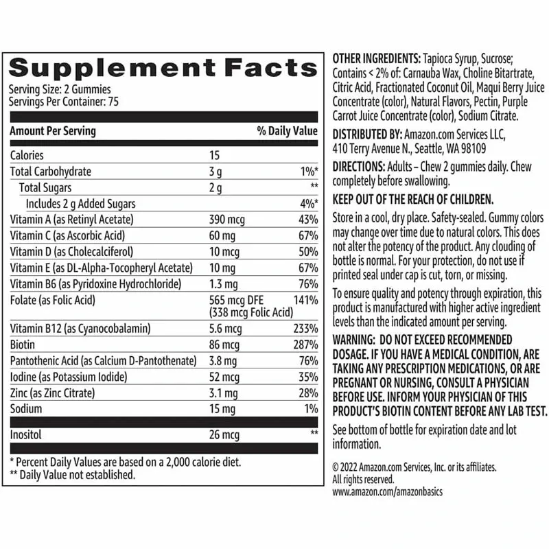 Marca de Amazon: Multivitamina para adultos