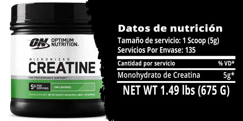 Micronized Creatine Powder, 1.49 lb (675 g), 135 servicios
