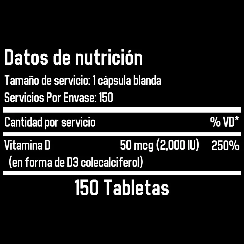 Nature's Truth, Vitamina D3 de alta potencia, 250 mcg (10.000 UI)