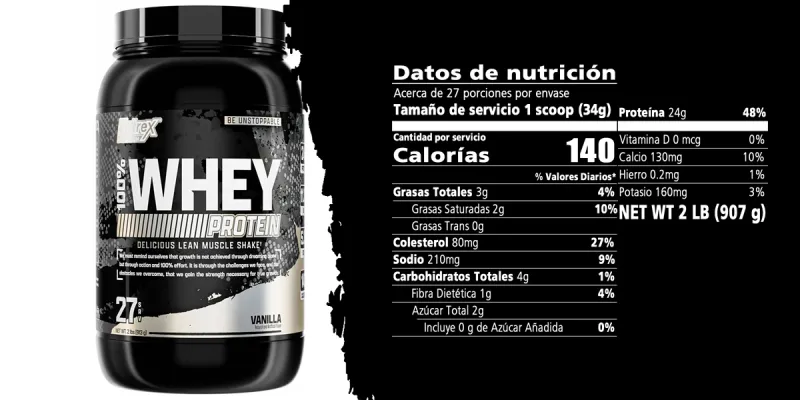 Nutrex 100 % Whey premium 2 lbs