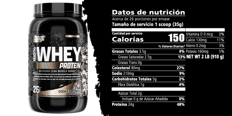 Nutrex 100 % Whey premium 2 lbs