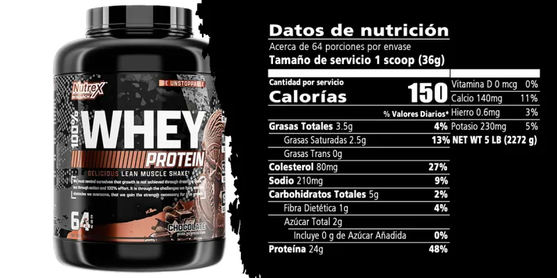 Nutrex 100 % Whey premium 5 lbs