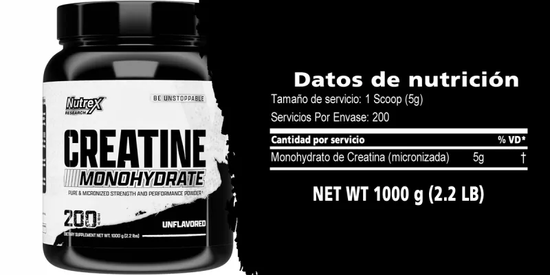 Creatina Nutrex Creatine Monohydrate 200