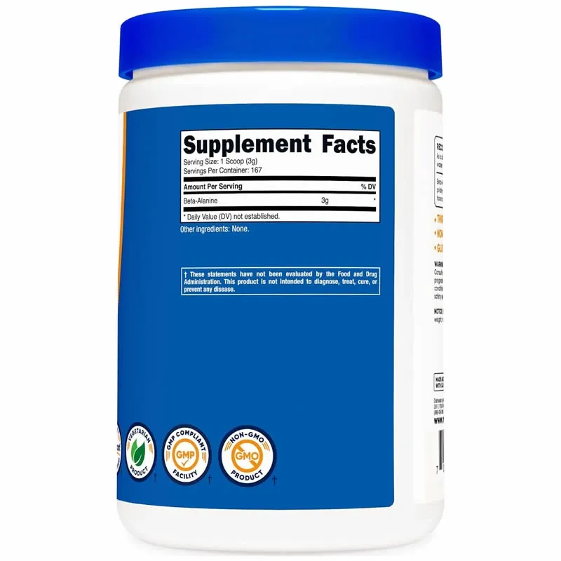 Nutricost Beta-alanina, 500 g (17,9 oz) 167 Servicios 