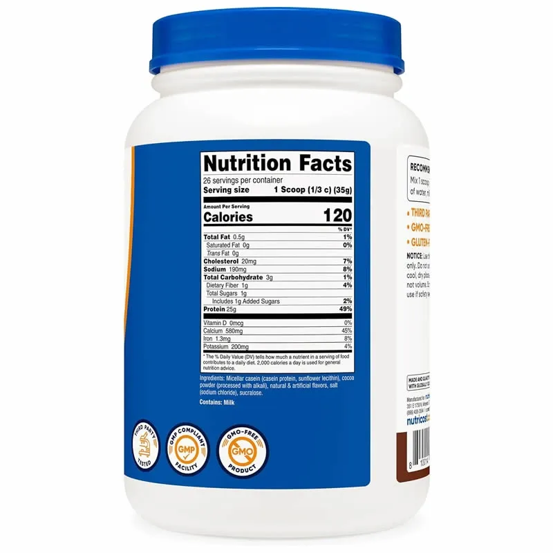 Nutricost Proteína de Caseína, 907 g (2 lb)