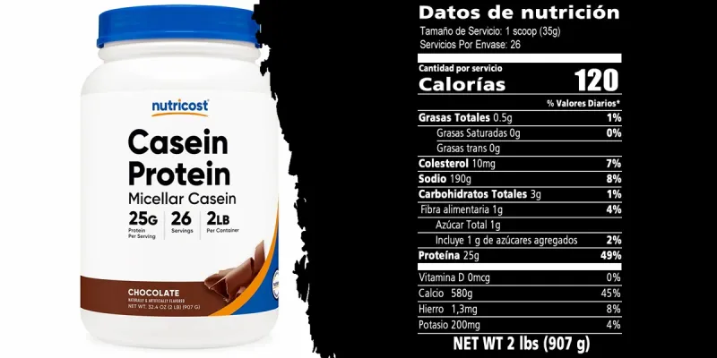 Nutricost Proteína de Caseína, 907 g (2 lb) 