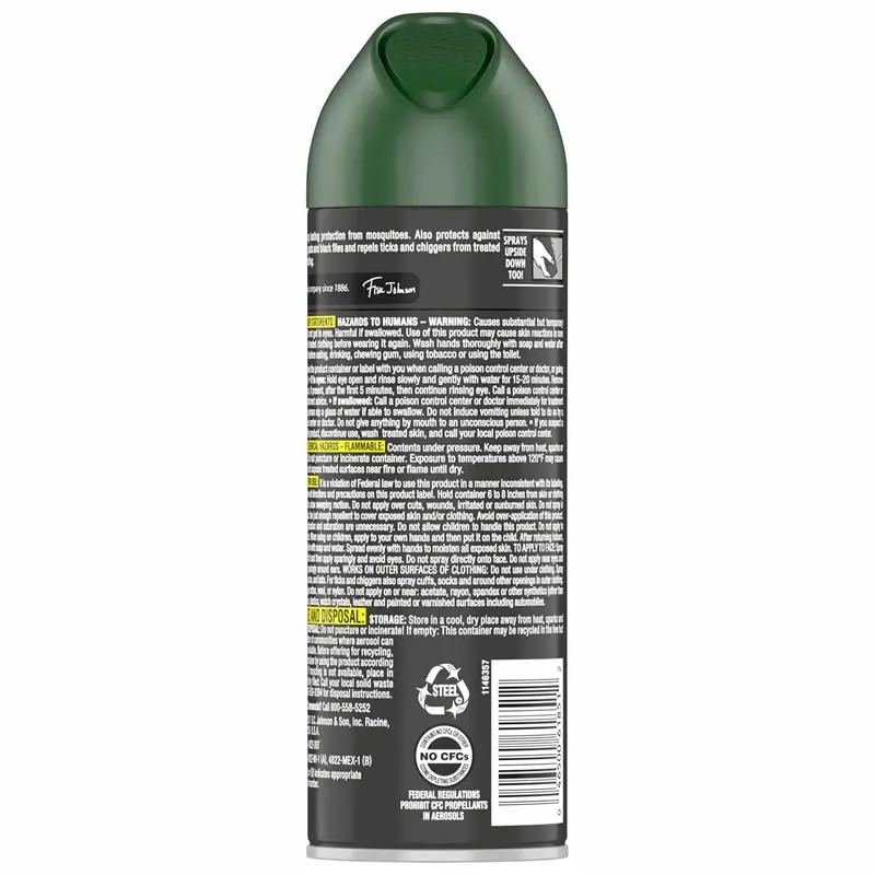 OFF! Sportsmen Repelente de Insectos de Madera Profunda, Repelente de Mosquitos 8 oz