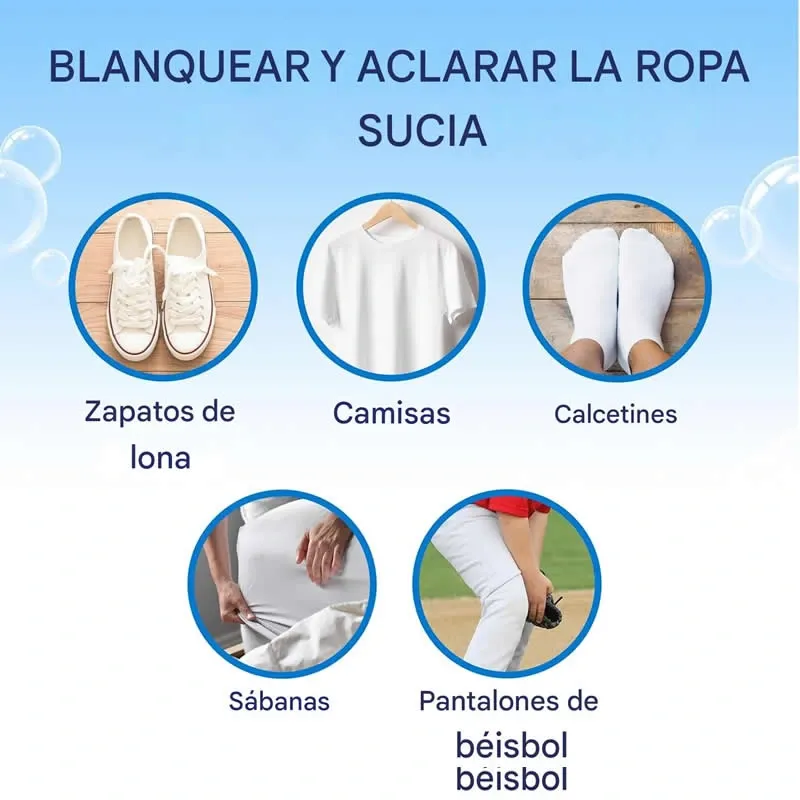 OxiClean White Revive - Blanqueador de ropa y polvo quitamanchas, 3 libras