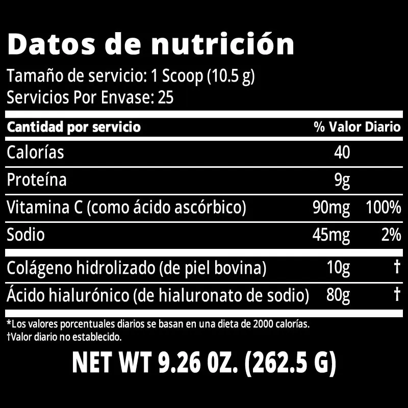 Rule One Proteins, Collagen Peptides + Vitamin C and Hyaluronic Acid, Unflavored, 9.26 oz (262.5 g)
