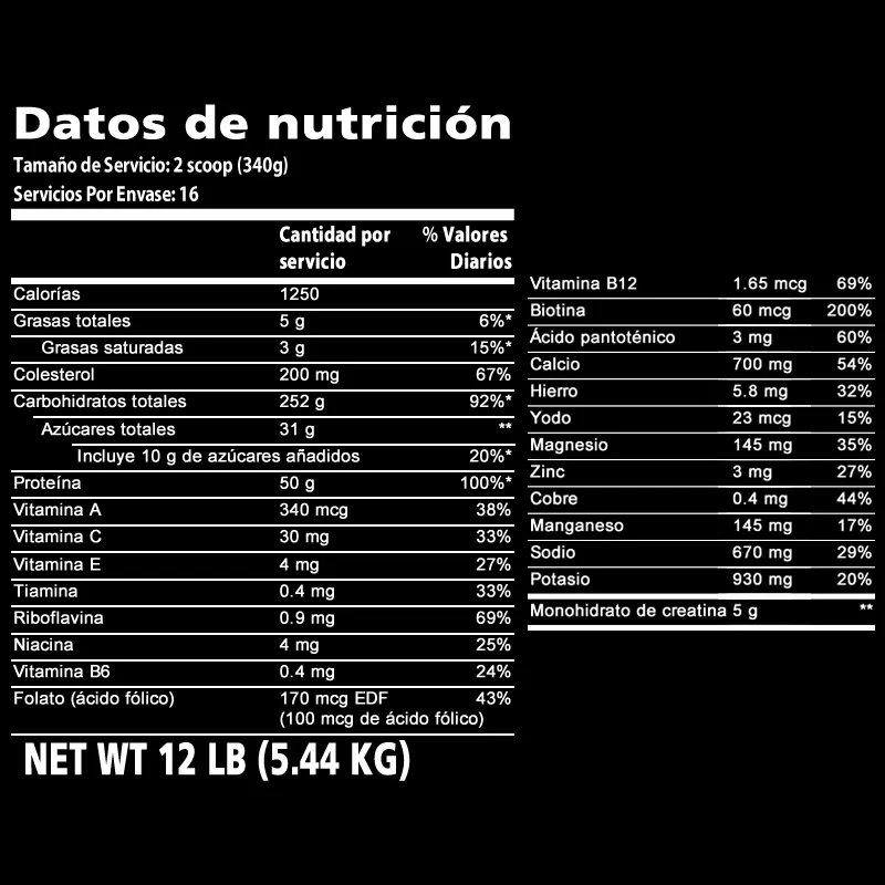 Serious Mass™12lb