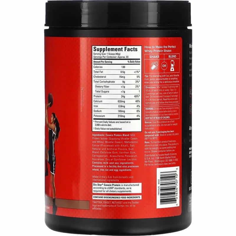 Six Star CASEIN Protein Plus