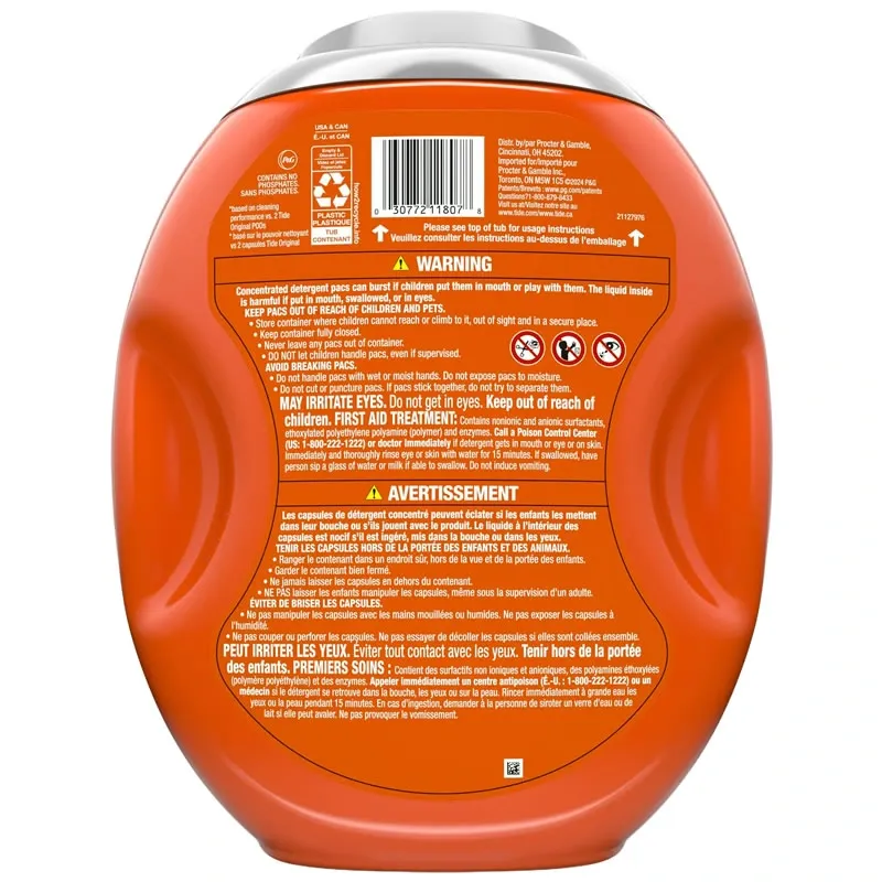 Tide Power PODS con Paquetes de Detergente para Ropa Downy Soft Boosters, Aroma Fresco de Abril, 63 Unidades