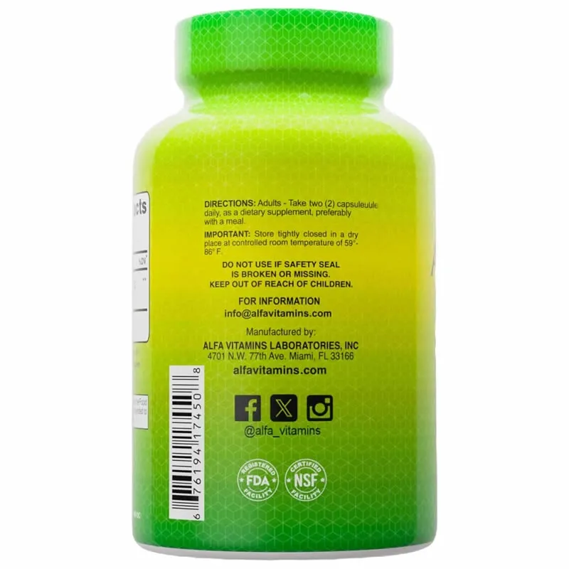 Vinagre de sidra de manzana 1000 mg Suplemento diario de bienestar