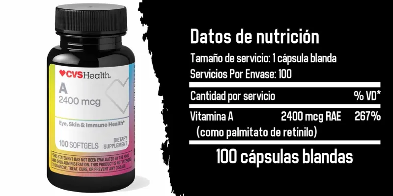 Vitamina A 2400 mcg