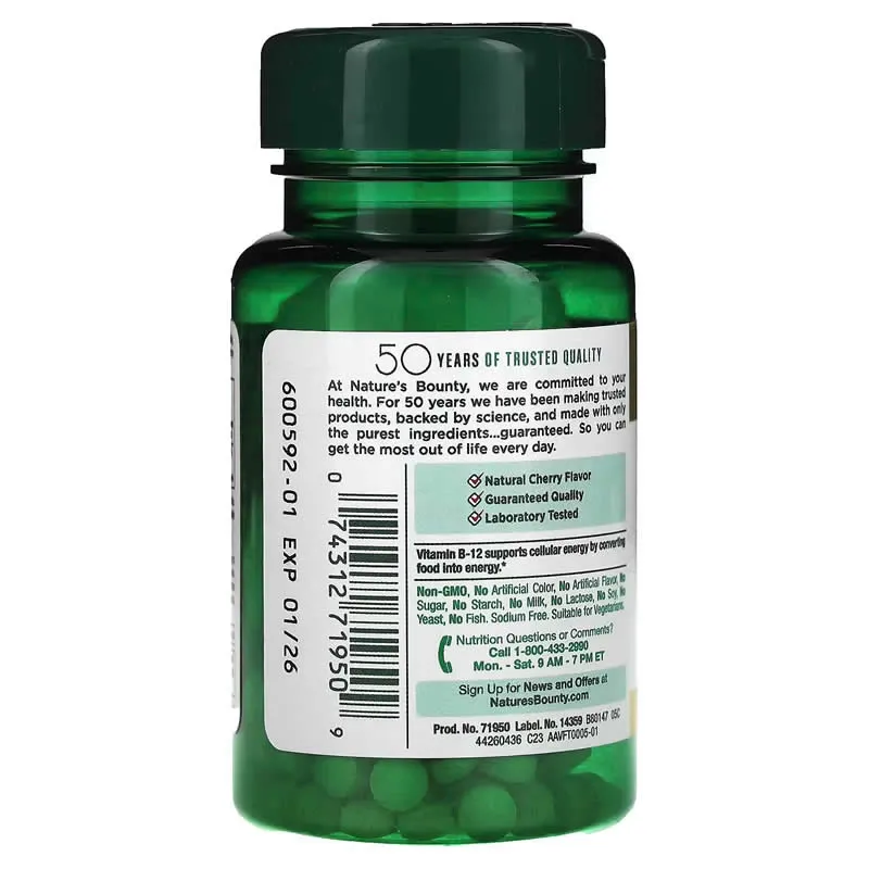 Vitamina B12, 1000mcg