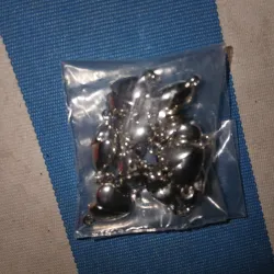 Conector de Corazones inmanetizados plateados