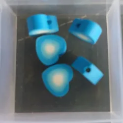 Corazones azules