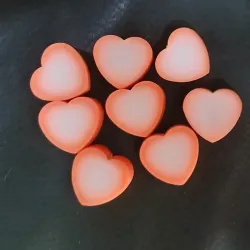 Corazones naranja