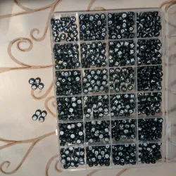 Cuencas de letras NEGRAS -BLANCAS