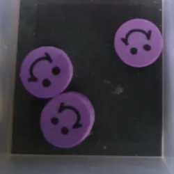 Emoji morado oscuro