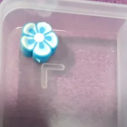 Flor azul claro