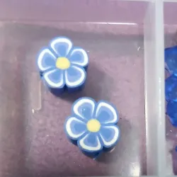 Flores azul oscuro