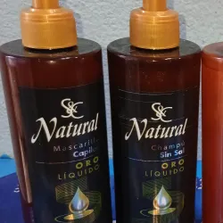 Juego de Champú y Suavizante ORO LÍQUIDO
