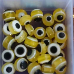 Ojos redondos amarillos 6mm