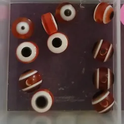 Ojos redondos marrones 6mm