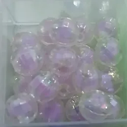 Perlas moradas  8mm