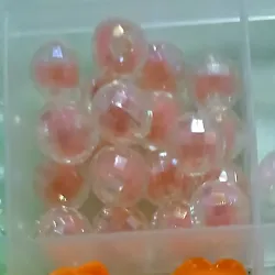 Perlas naranja 8mm